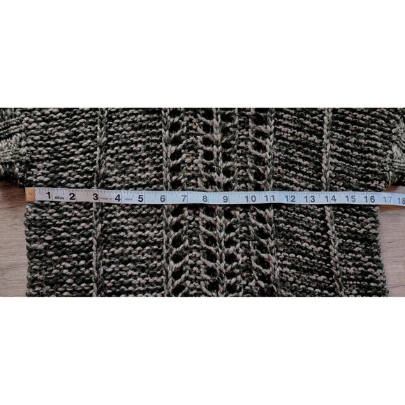 Mudd Woman's XL Tunic Sweater Y2K Cowl Neck‎ NWT Green Metallic - Picture 5 of 6